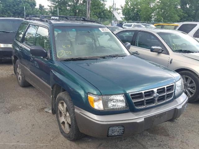 JF1SF6556XH739647 - 1999 SUBARU FORESTER S GREEN photo 1