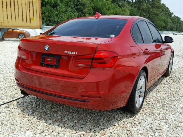 WBA8E9G51GNT82365 - 2016 BMW 328 I SULE RED photo 4