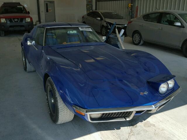 194370S416065 - 1970 CHEVROLET CORVETTE BLUE photo 1