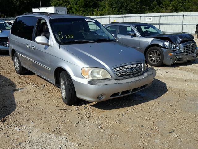 KNDUP131746524384 - 2004 KIA SEDONA EX SILVER photo 1