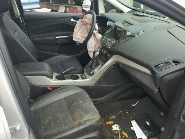 1FADP5BU6EL500749 - 2014 FORD C-MAX SEL SILVER photo 5