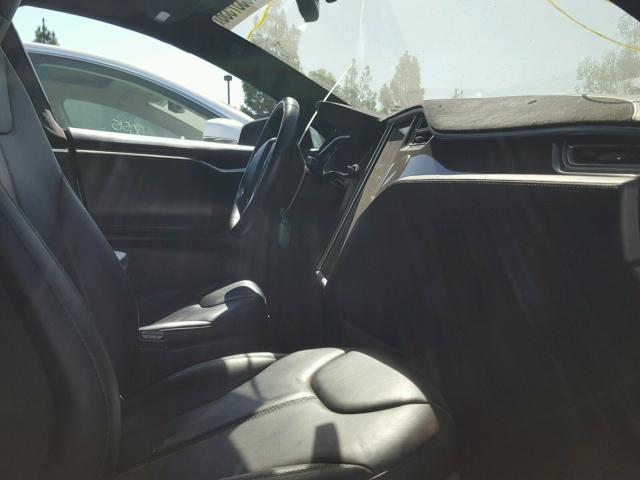 5YJSA1E29FF106947 - 2015 TESLA MODEL S Սպիտակ լուսանկար 5