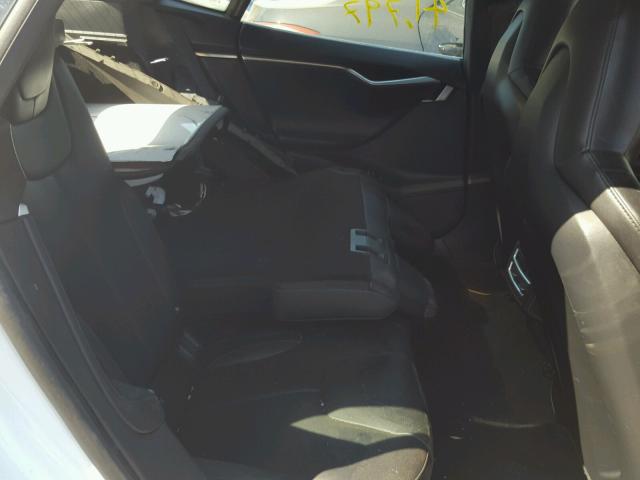5YJSA1E29FF106947 - 2015 TESLA MODEL S Սպիտակ լուսանկար 6
