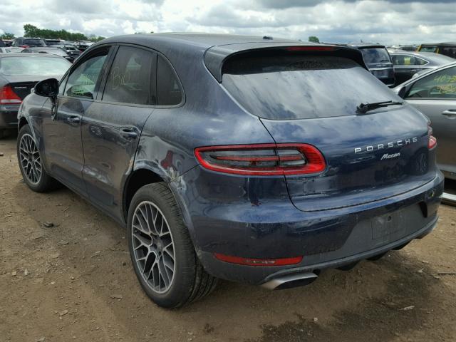 WP1AA2A52HLB80811 - 2017 PORSCHE MACAN BLUE photo 3