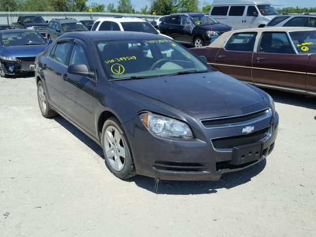 1G1ZA5EU3CF389529 - 2012 CHEVROLET MALIBU LS ნაცრისფერი ფოტო 1