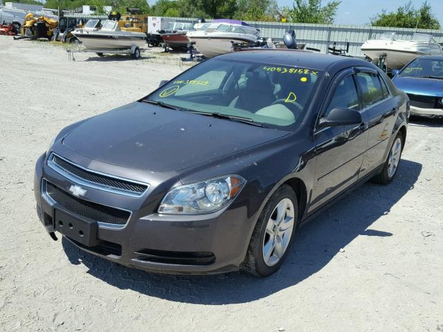 1G1ZA5EU3CF389529 - 2012 CHEVROLET MALIBU LS ნაცრისფერი ფოტო 2