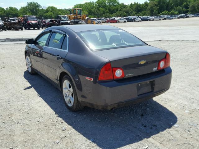 1G1ZA5EU3CF389529 - 2012 CHEVROLET MALIBU LS ნაცრისფერი ფოტო 3