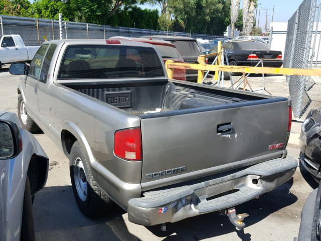 1GTCS19X9X8530461 - 1999 GMC SONOMA BEIGE photo 3