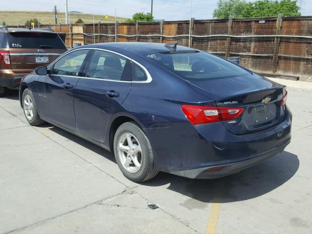 1G1ZB5ST3GF347229 - 2016 CHEVROLET MALIBU LS ლურჯი ფოტო 3