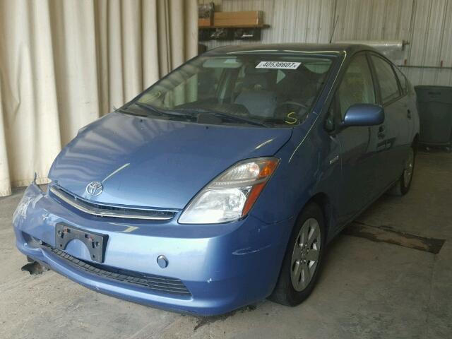 JTDKB20U897852053 - 2009 TOYOTA PRIUS BLUE photo 2