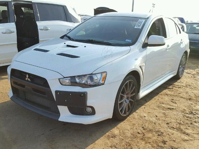 JA32W8FV9DU010046 - 2013 MITSUBISHI LANCER WHITE photo 2