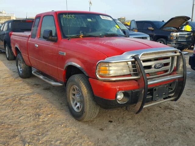 1FTLR4FE9BPA63556 - 2011 FORD RANGER SUP RED photo 1