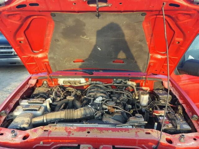 1FTLR4FE9BPA63556 - 2011 FORD RANGER SUP RED photo 7