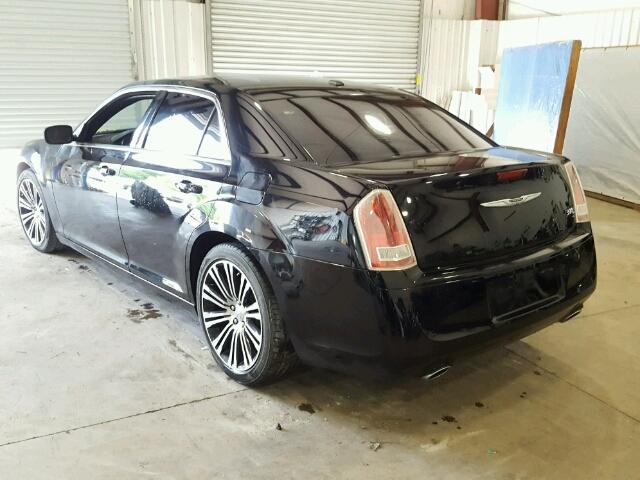 2C3CCABGXDH514870 - 2013 CHRYSLER 300 V6 BLACK photo 3