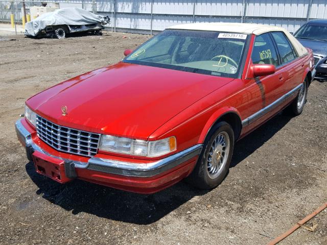 1G6KS52YXVU803419 - 1997 CADILLAC SEVILLE SL RED photo 2