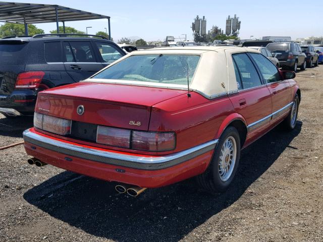 1G6KS52YXVU803419 - 1997 CADILLAC SEVILLE SL RED photo 4