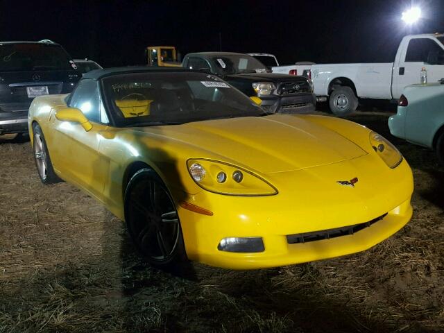 1G1YY36W785132205 - 2008 CHEVROLET CORVETTE YELLOW photo 1