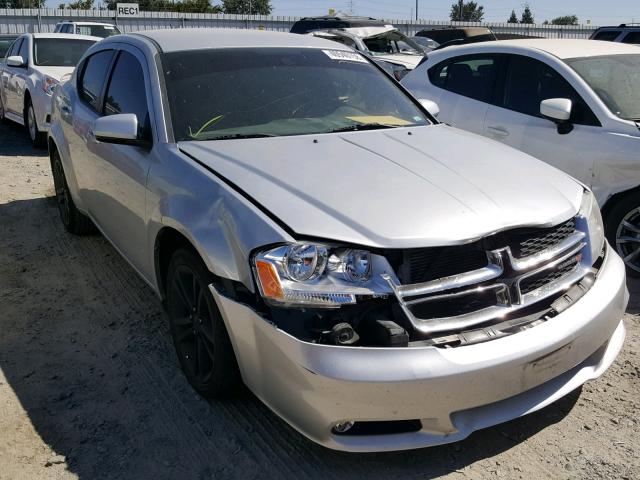 1B3BD1FG4BN541924 - 2011 DODGE AVENGER MA SILVER photo 1