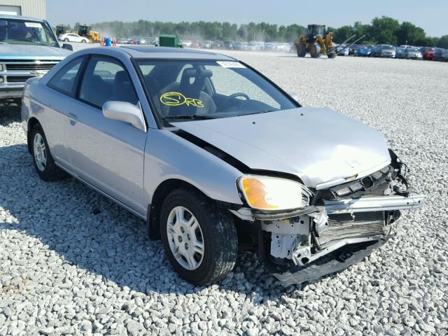 1HGEM22961L037802 - 2001 HONDA CIVIC SI SILVER photo 1