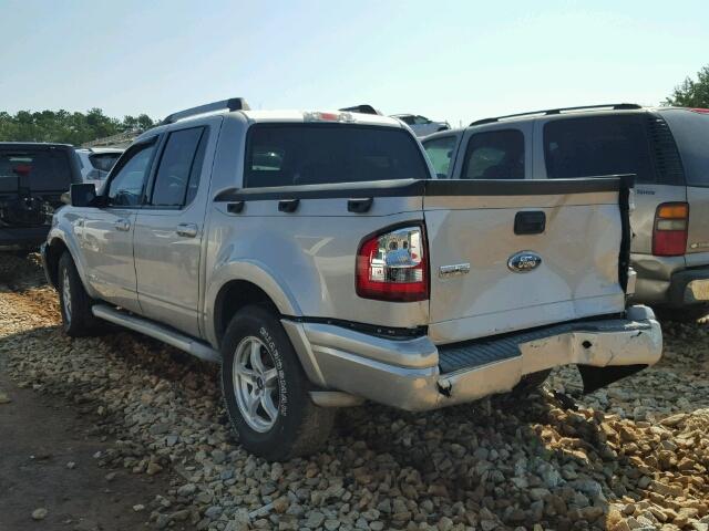 1FMEU33897UA10084 - 2007 FORD EXPLORER S SILVER photo 3