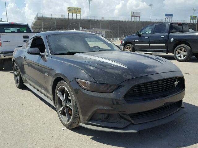 1FA6P8CF0G5202134 - 2016 FORD MUSTANG BLACK photo 1