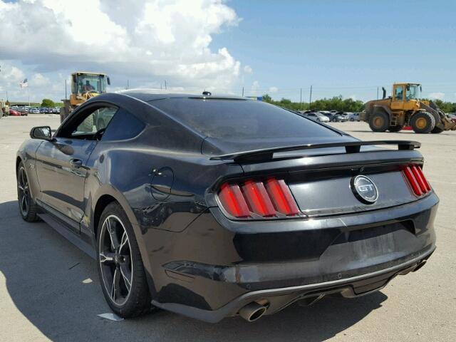 1FA6P8CF0G5202134 - 2016 FORD MUSTANG BLACK photo 3