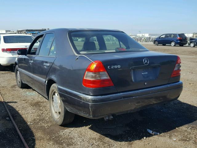 WDBHA28E7RF096536 - 1994 MERCEDES-BENZ C 280 GRAY photo 3