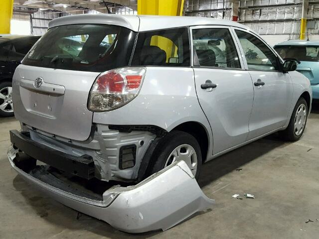 2T1KR32E96C617176 - 2006 TOYOTA COROLLA MA SILVER photo 4