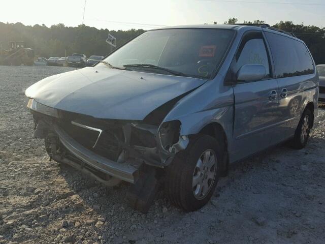 5FNRL18683B058439 - 2003 HONDA ODYSSEY EX BLUE photo 2