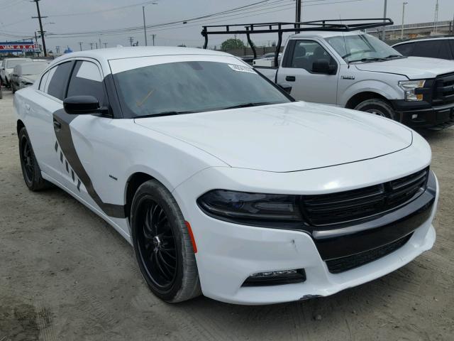 2C3CDXCT7GH302752 - 2016 DODGE CHARGER R/ WHITE photo 1
