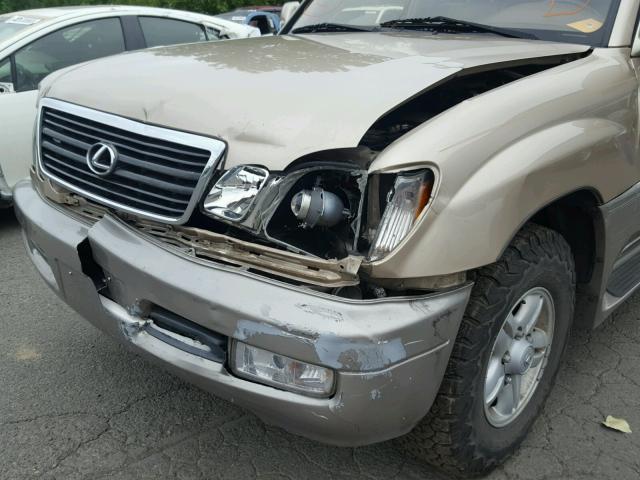 JT6HT00W6X0055097 - 1999 LEXUS LX 470 GOLD photo 9