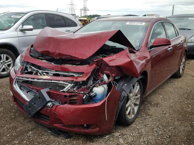 1G1ZK57749F216308 - 2009 CHEVROLET MALIBU LTZ 勃艮第红 照片 2
