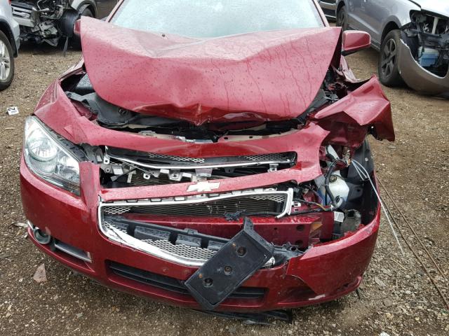 1G1ZK57749F216308 - 2009 CHEVROLET MALIBU LTZ 勃艮第红 照片 7