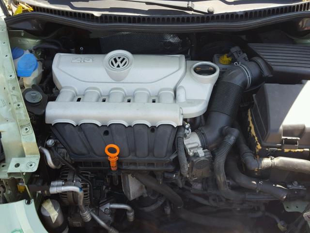 3VWRG31Y87M411496 - 2007 VOLKSWAGEN NEW BEETLE მწვანე ფოტო 7