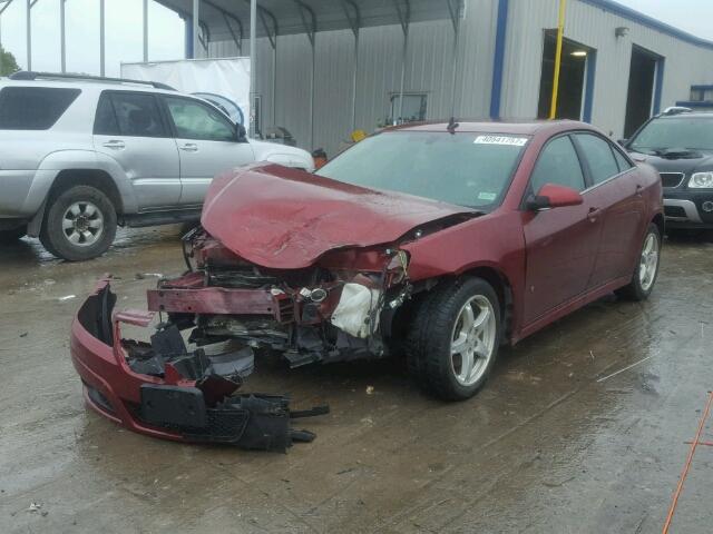 1G2ZJ57K494244432 - 2009 PONTIAC G6 MAROON photo 2