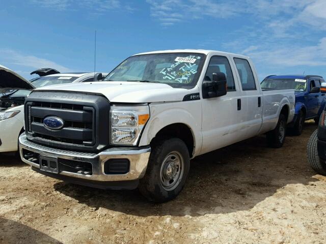 1FT7W2A65FED06733 - 2015 FORD F250 WHITE photo 2