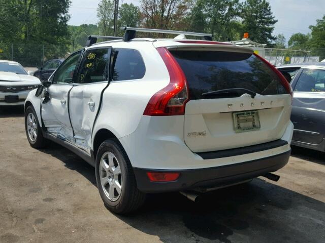 YV4952DL0C2284938 - 2012 VOLVO XC60 3.2 WHITE photo 3