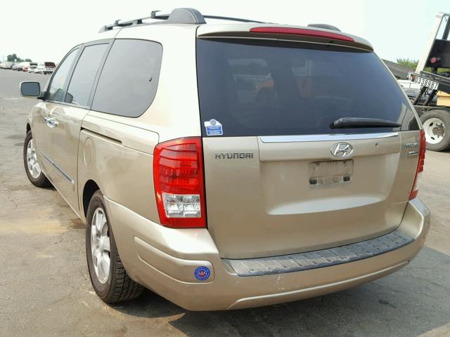 KNDMC233176020954 - 2007 HYUNDAI ENTOURAGE GOLD photo 3