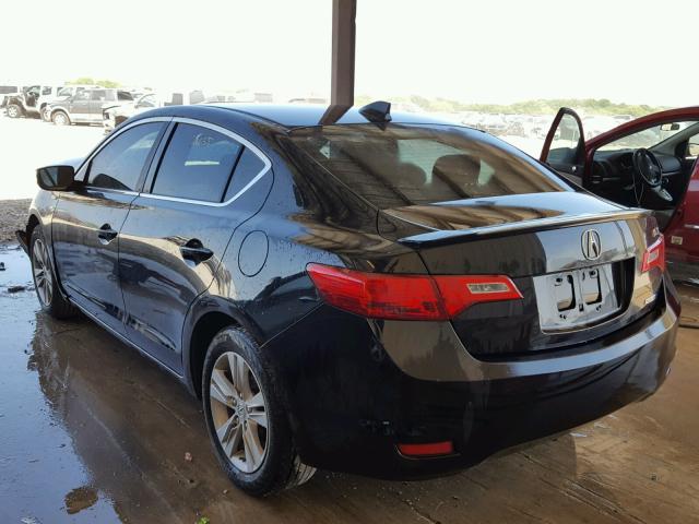 19VDE3F34DE301415 - 2013 ACURA ILX HYBRID BLACK photo 3