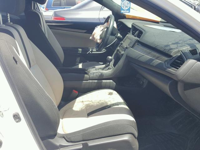 SHHFK7G49JU206781 - 2018 HONDA CIVIC SPOR WHITE photo 5