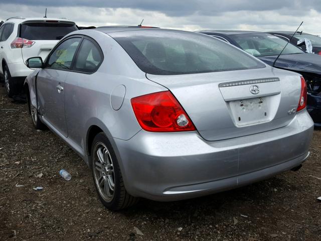 JTKDE177270174313 - 2007 TOYOTA SCION TC 银色 照片 3