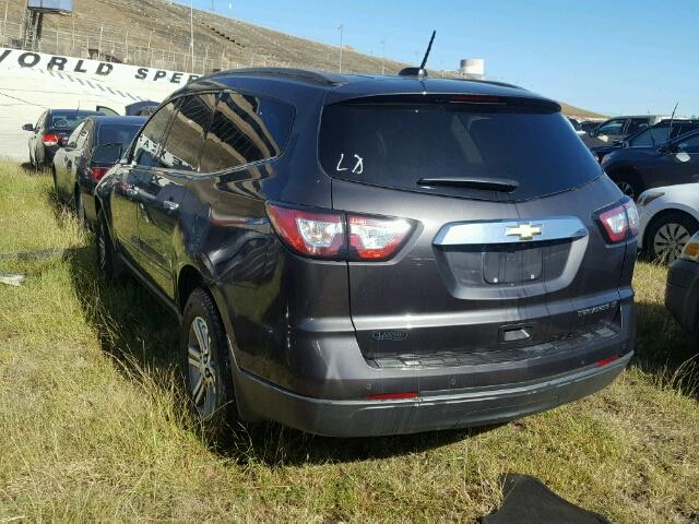 1GNKRHKD3GJ298536 - 2016 CHEVROLET TRAVERSE GRAY photo 3