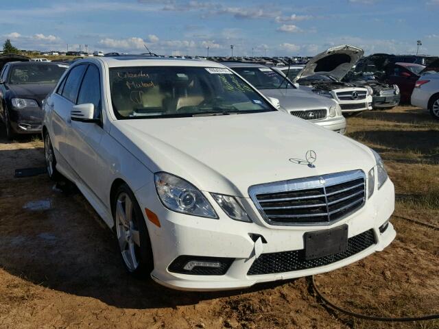 WDDHF5GB2BA369757 - 2011 MERCEDES-BENZ E 350 WHITE photo 1