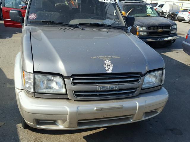 JACDJ58XX17J18688 - 2001 ISUZU TROOPER S GRAY photo 9