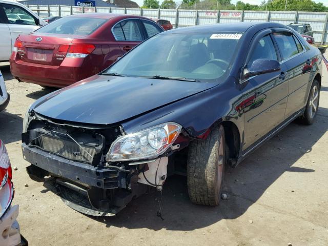 1G1ZC5E12BF262074 - 2011 CHEVROLET MALIBU 1LT BLUE photo 2