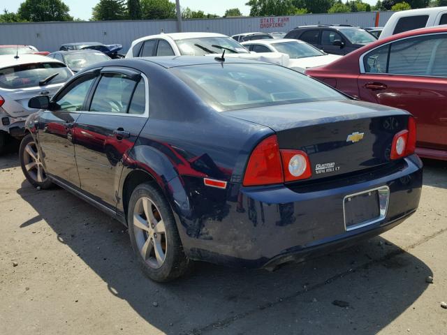 1G1ZC5E12BF262074 - 2011 CHEVROLET MALIBU 1LT BLUE photo 3