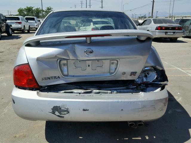 3N1AB51A86L534428 - 2006 NISSAN SENTRA SE- SILVER photo 9