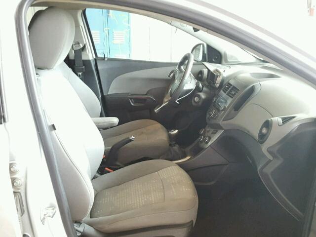1G1JB5SHXC4148547 - 2012 CHEVROLET SONIC LS 银色 照片 5