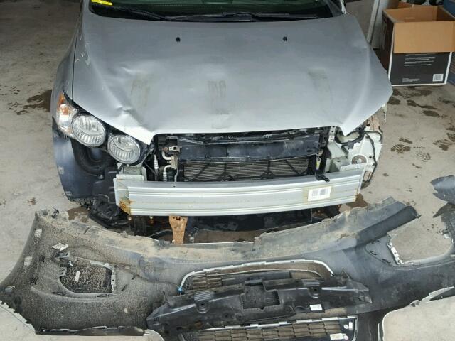 1G1JB5SHXC4148547 - 2012 CHEVROLET SONIC LS 银色 照片 9