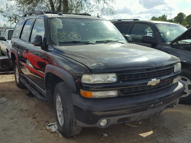 1GNEK13T35R114094 - 2005 CHEVROLET TAHOE BLACK photo 1